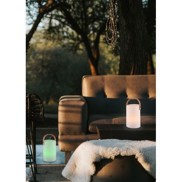 LED solárne vonkajšie svietidlo na diaľkové ovládanie (výška 21 cm) Aruba – Trio-image-1