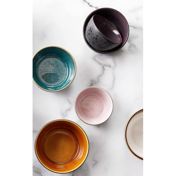 Zelená/čierna kameninová miska Gastro Green/Black – Bitz-image-2