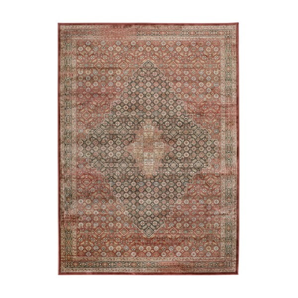Červený koberec z viskózy Universal Rust, 160 x 230 cm