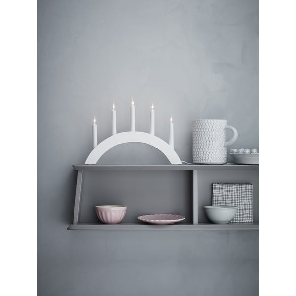 Biela vianočná svetelná dekorácia Atle – Markslöjd-image-1