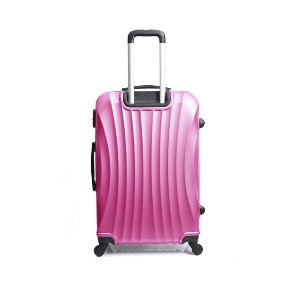 Ružový cestovný kufor na kolieskach Hero Moscou-e, 30 l-image-3