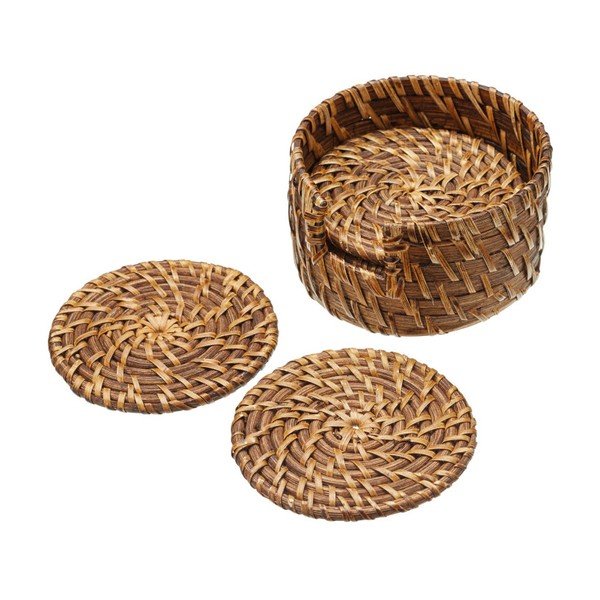 Sada 6 bambusových podložiek Kitchen Craft Master Class, 10 cm
