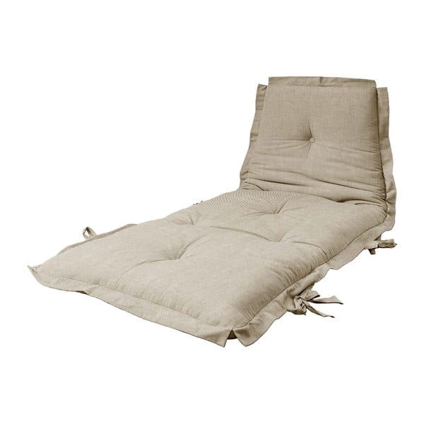 Variabilný futón Karup Design Sit & Sleep Linen Beige, 80 x 200 cm