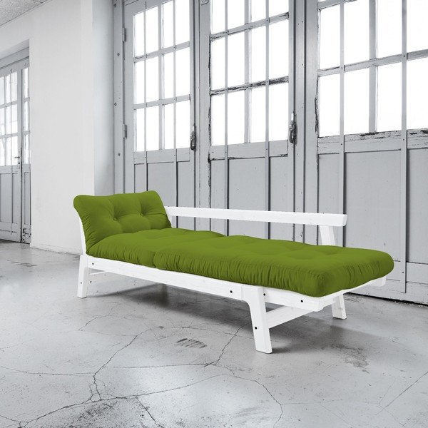 Rozkladacia pohovka Karup Step White/Lime-image-2