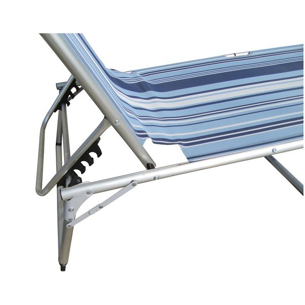 Modré zahradné ležadlo Crido Consulting Sunbed-image-3