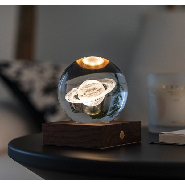 Tmavohnedá svetelná dekorácia na USB Amber – Gingko-image-1