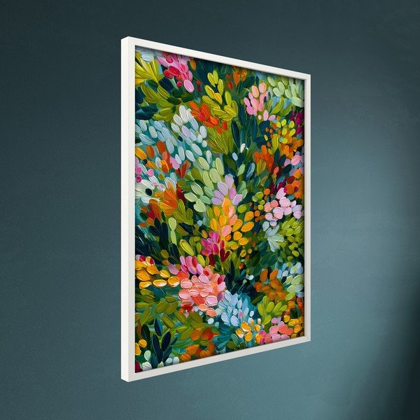 Tlačený obraz s rámom 50x70 cm Vivid Meadow – Styler-image-3