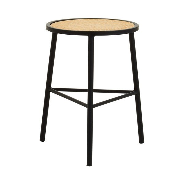 Čierna/v prírodnej farbe ratanová stolička Depok – Premier Housewares-image-2