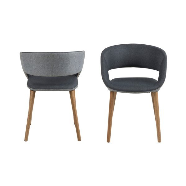 Antracitovosivá jedálenská stolička Actona Greta-image-4