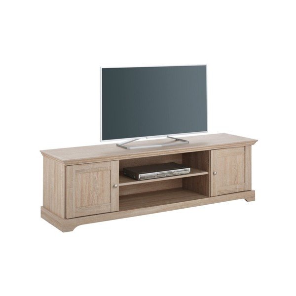 Širší drevený TV stolík Støraa Anika-image-2
