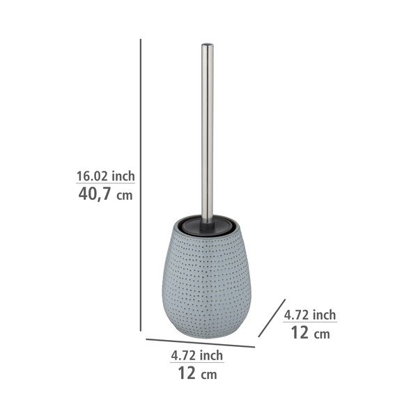 Modrá keramická WC kefa Bellante - Wenko-image-2