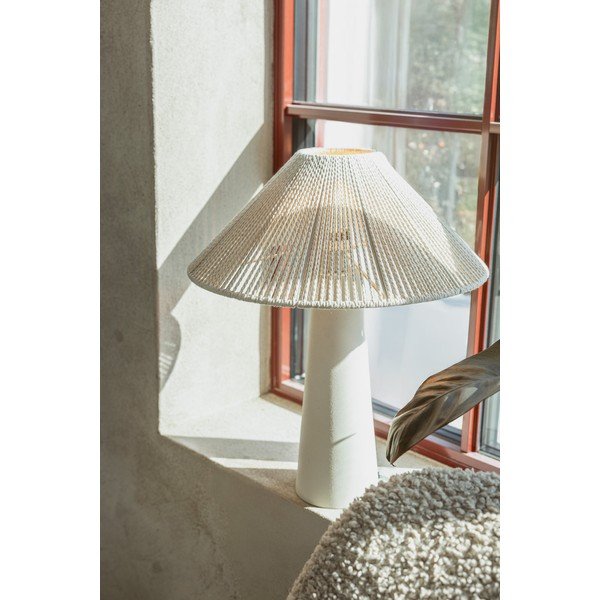 Béžová stolová lampa s textilným tienidlom (výška 50 cm) Favoro – Markslöjd-image-1