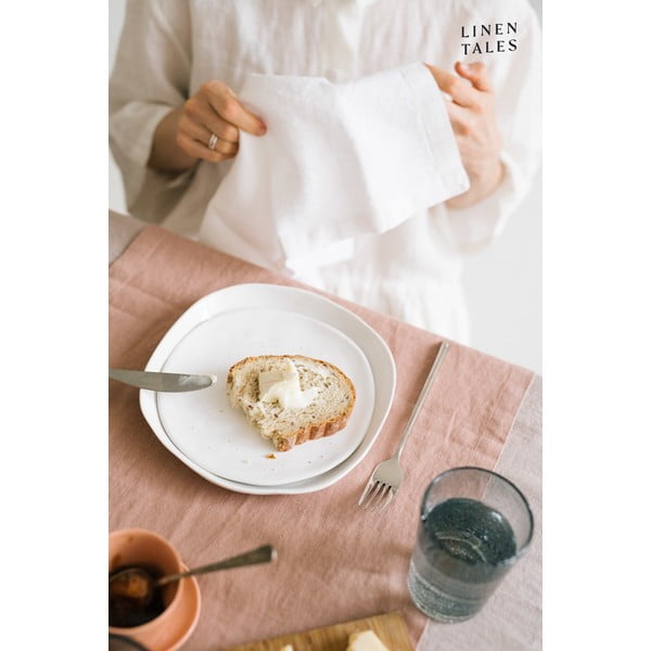 Súprava 2 bielych ľanových obrúskov Linen Tales-image-2