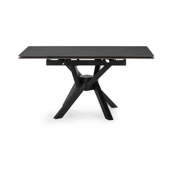 Rozkladací jedálenský stôl s prídavnou doskou s doskou z kameňa 90x150 cm Arlene – Marckeric