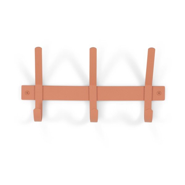 Kovový nástenný vešiak v lososovej farbe 40 cm Dexter – Spinder Design-image-2