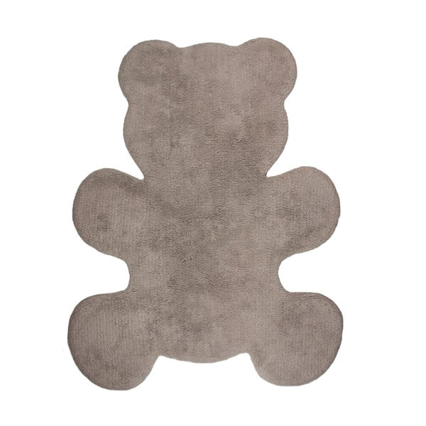 Detský hnedý koberec Nattiot Little Teddy, 80 × 100 cm