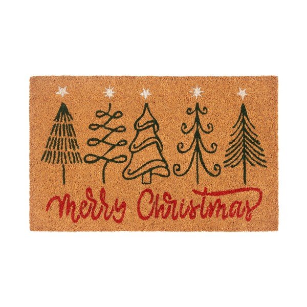 Rohožka s vianočným motívom z kokosového vlákna 40x70 cm Merry Christmas – Hanse Home