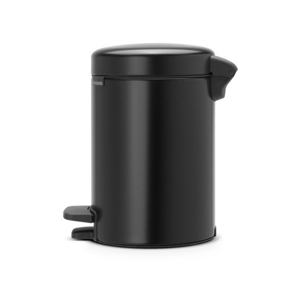 Čierny pedálový odpadkový kôš Brabantia Newicon, 3 l-image-3