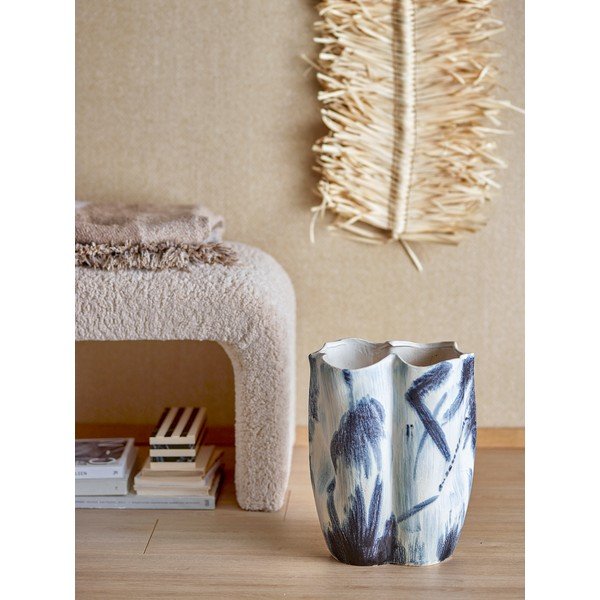 Čierno-biela váza z kameniny (výška 37 cm) Elira – Bloomingville-image-2