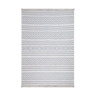 Bielo-čierny bavlnený koberec Oyo home Duo, 80 x 150 cm