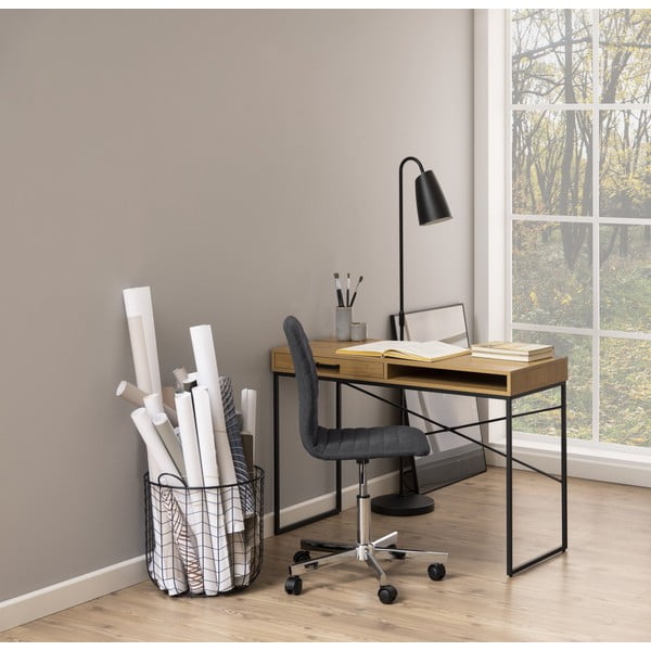 Pracovný stôl v dekore divokého duba Actona, 110 x 45 cm-image-1