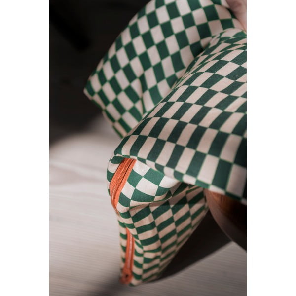 Zelené/béžové obliečky na jednolôžko z bavlneného saténu 140x200 cm Mini – Mette Ditmer Denmark-image-3