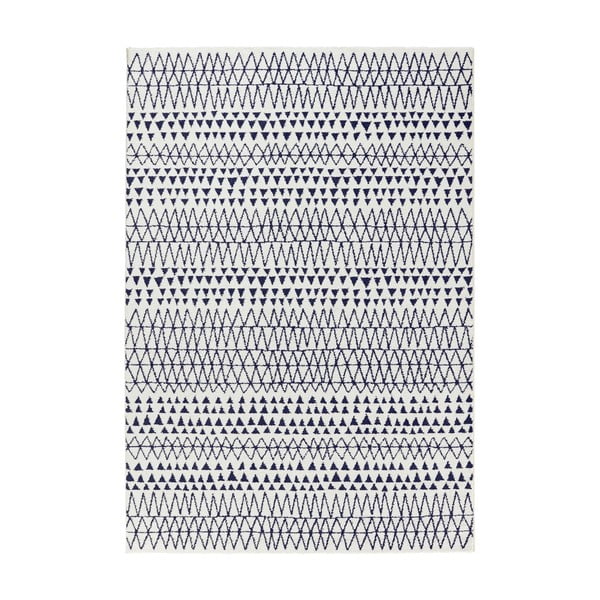 Krémovo-čierny koberec Mint Rugs Madison, 80 × 150 cm