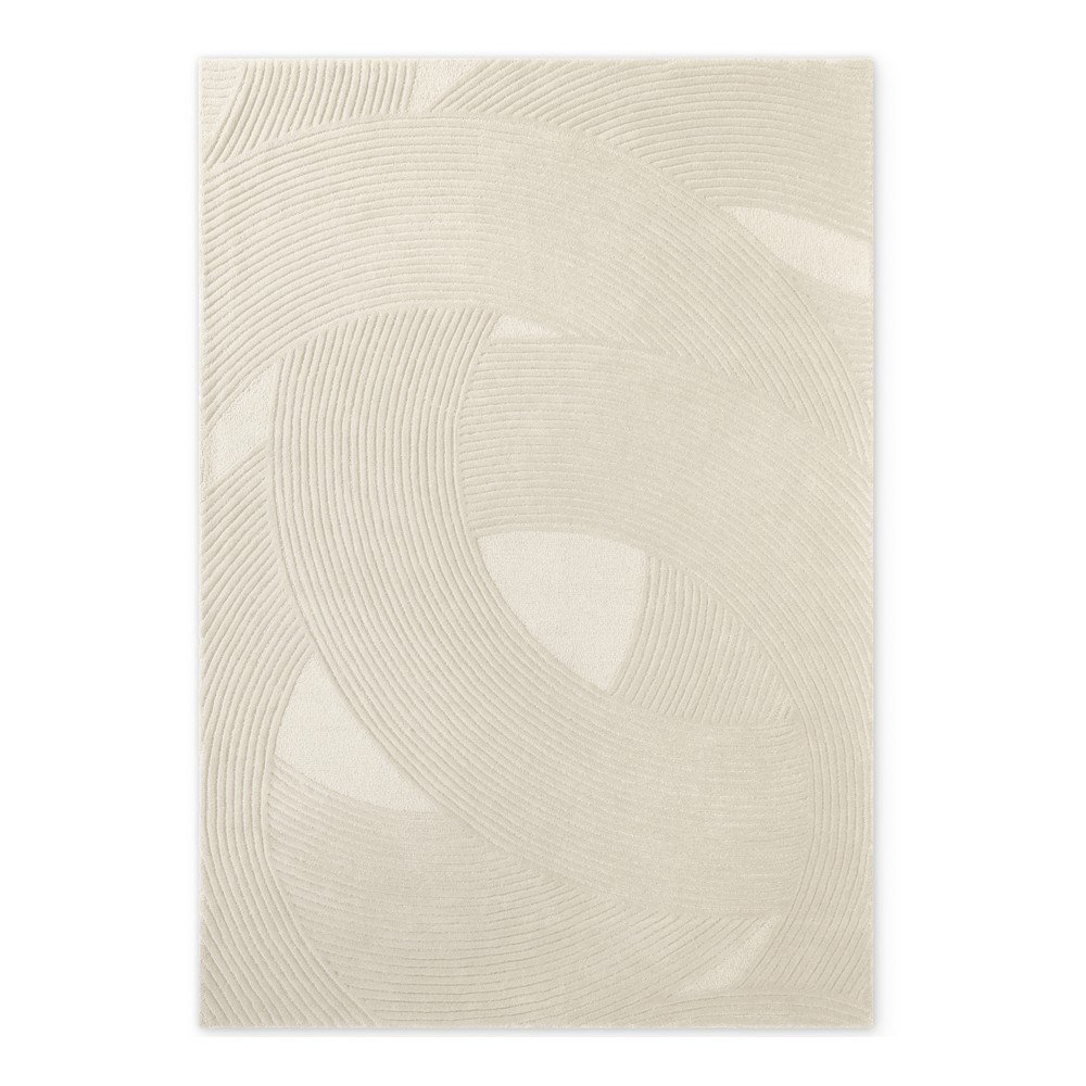 E-shop Krémovobiely vlnený koberec 120x170 cm Kensington Victoria – Ted Baker