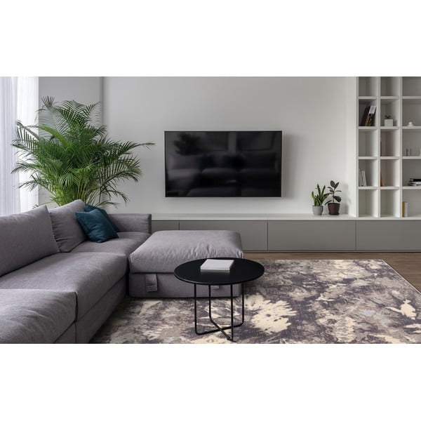 Sivý vlnený koberec 160x240 cm Daub – Agnella-image-1