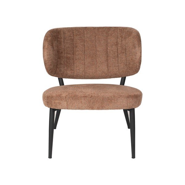 Oranžovohnedé kreslo Sanne – White Label-image-2