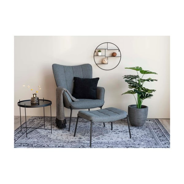 Čierna poschodová kovová polica Genk - House Nordic-image-4