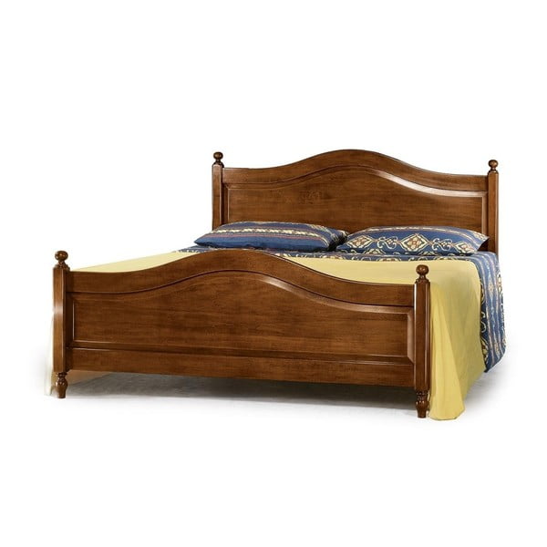 Drevená dvojlôžková posteľ Castagnetti, 165 x 195 cm