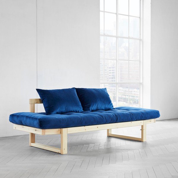 Variabilná pohovka Karup Edge Natural/Velvet Navy-image-3