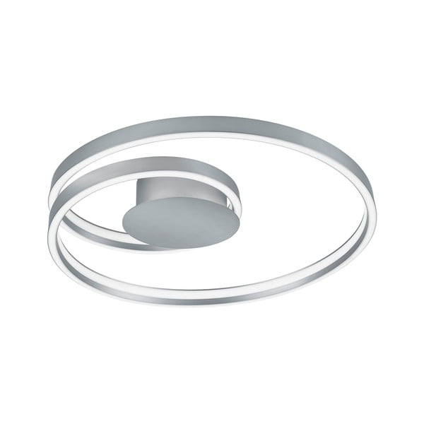 Sivé LED stropné svietidlo s hlasovým ovládaním/s ovládaním pomocou mobilnej aplikácie s kovovým tienidlom Ciola – CINQUE