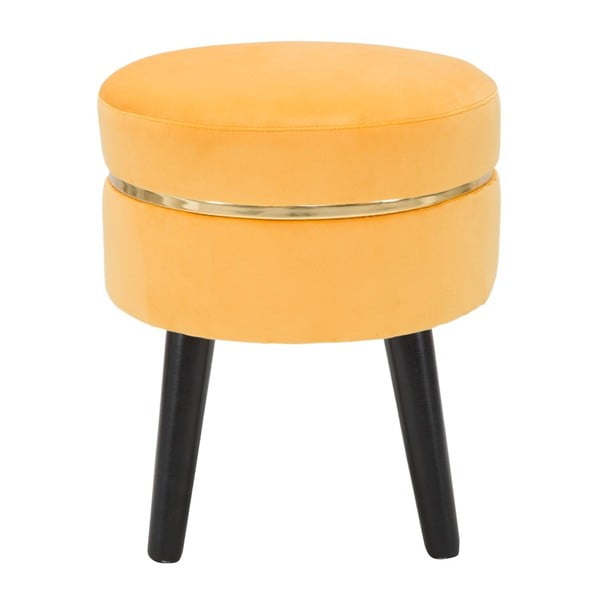 Žltá polstrovaná stolička Mauro Ferretti Paris