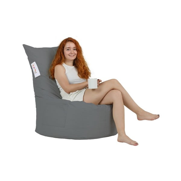 Tmavosivý záhradný sedací vak Balina – Floriane Garden-image-1