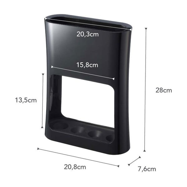 Čierny stojan na dáždniky YAMAZAKI Oval-image-4