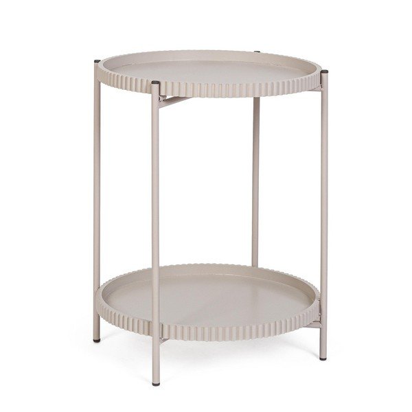 Kovový okrúhly odkladací stolík ø 42 cm Herdys – Yes Everyday