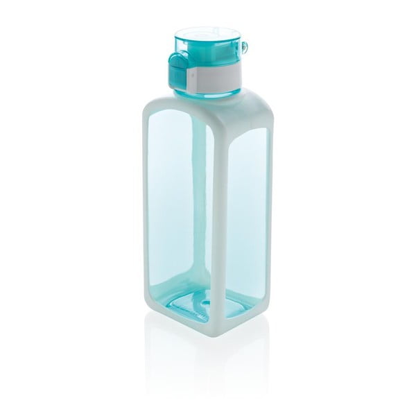 Modrá uzamykateľná fľaša s automatickým otváraním XD Collection, 600 ml