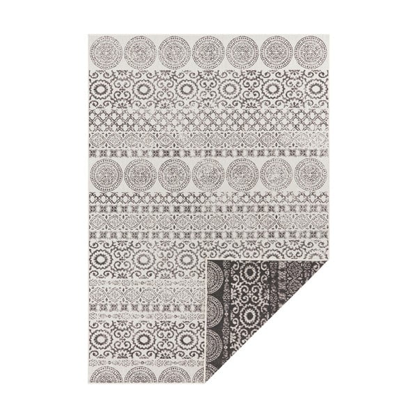Hnedo-biely vonkajší koberec Ragami Circle, 200 x 290