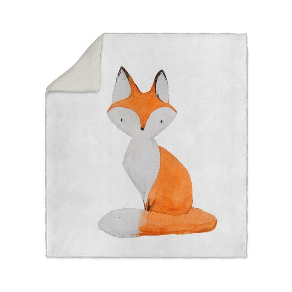 Detská deka OYO Kids Fox, 130 x 160 cm