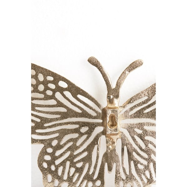 Kovová nástenná dekorácia 26x16 cm Butterfly – Light & Living-image-2