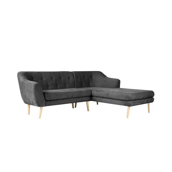 Tmavosivá pohovka s leňoškou na pravej strane Mazzini Sofas Sicile-image-3