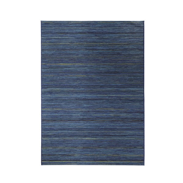 Tmavomodrý koberec vhodný aj do exteriéru Lotus, 120 × 170 cm