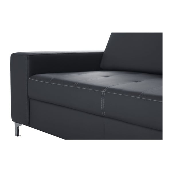 Tmavosivá pohovka Florenzzi Fioravanti s leňoškou na pravej strane-image-2