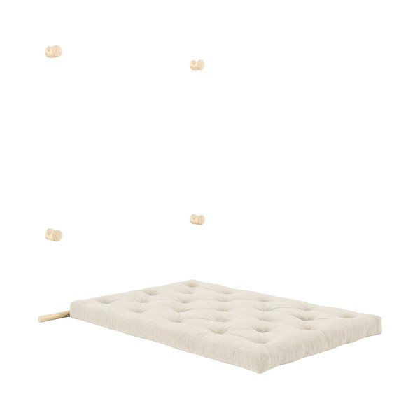 Krémová menčestrová rozkladacia pohovka 135 cm Hooked – Karup Design-image-4