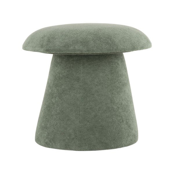 Sivý zamatový taburet Mushroom – Leitmotiv