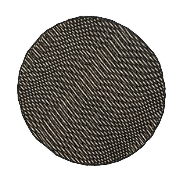 Vlnený koberec Asko Black, 150 cm