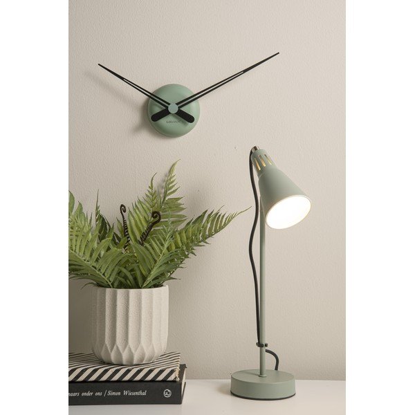 Sivozelená stolová lampa Leitmotiv Mini Cone, ø 16 cm-image-1