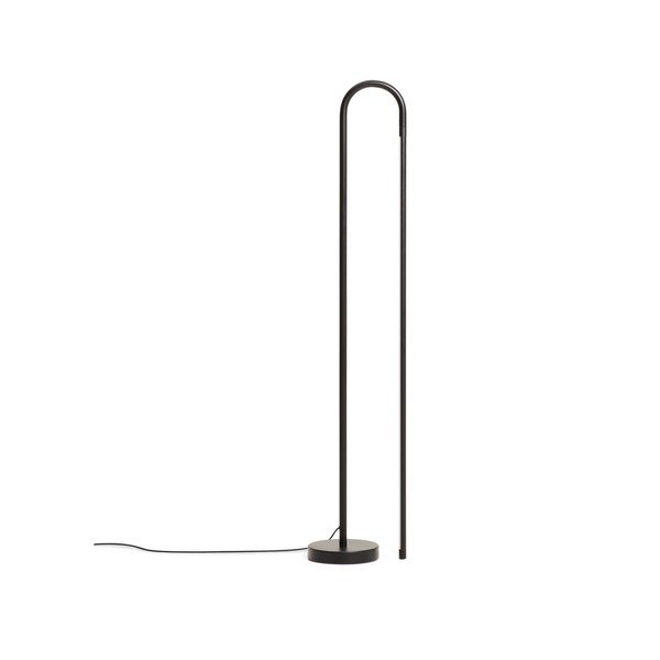 Čierna LED stojacia lampa (výška  120 cm) Bow – Kave Home